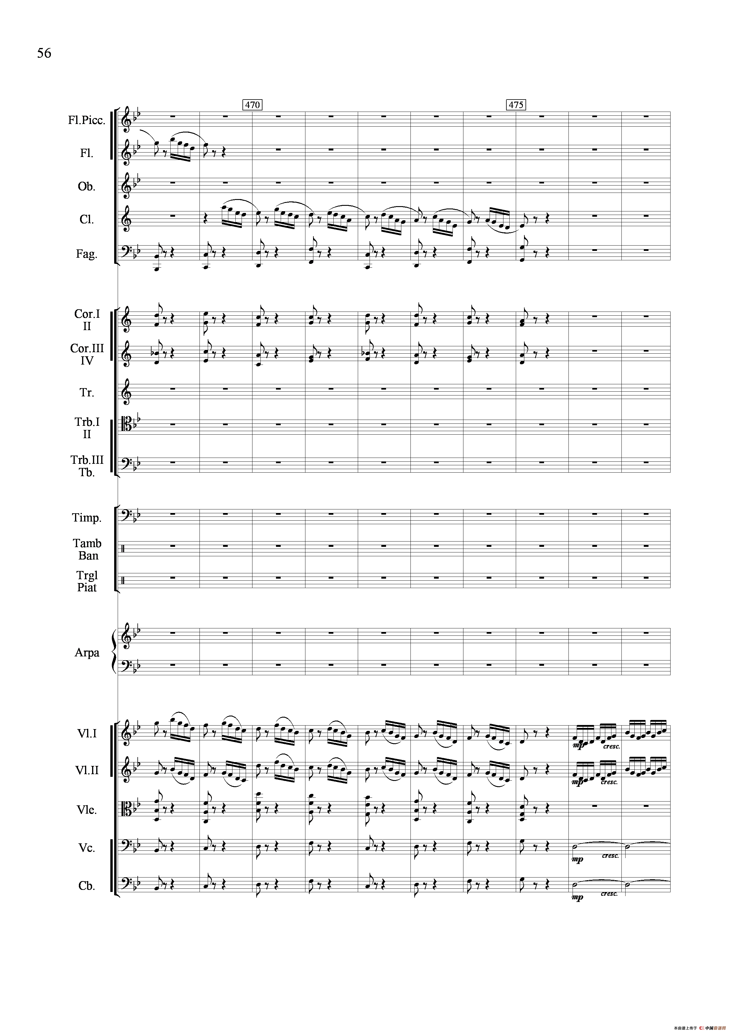 山歌妹传奇（交响组曲总谱）