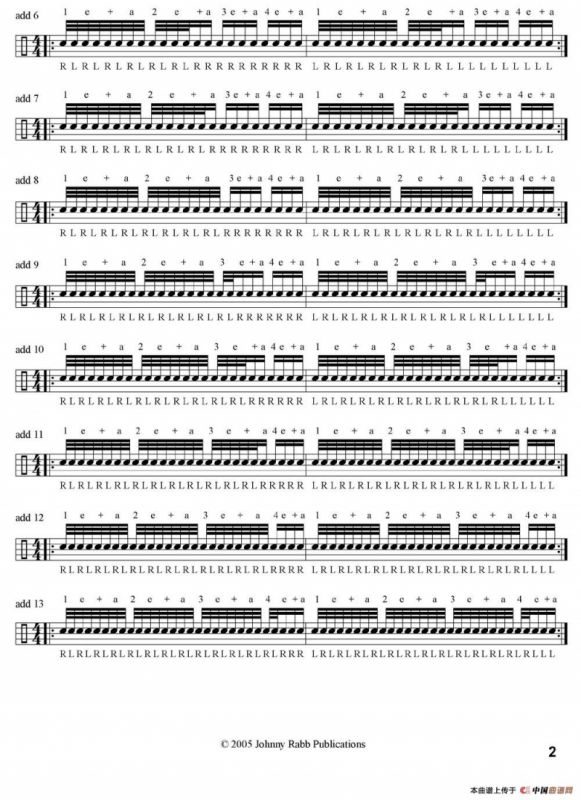 30 days to better hands（鼓手练习谱）