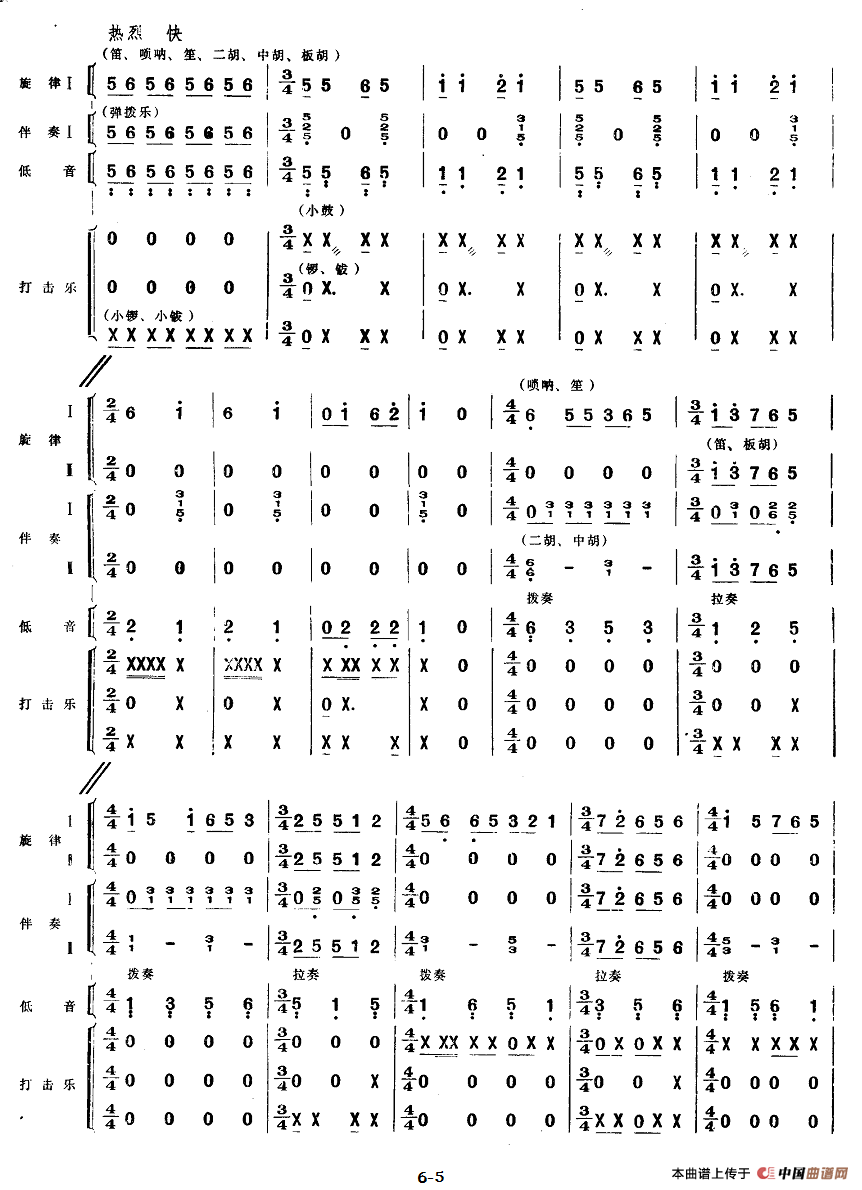 五、欢庆胜利（民族管弦乐《小八路》套曲）