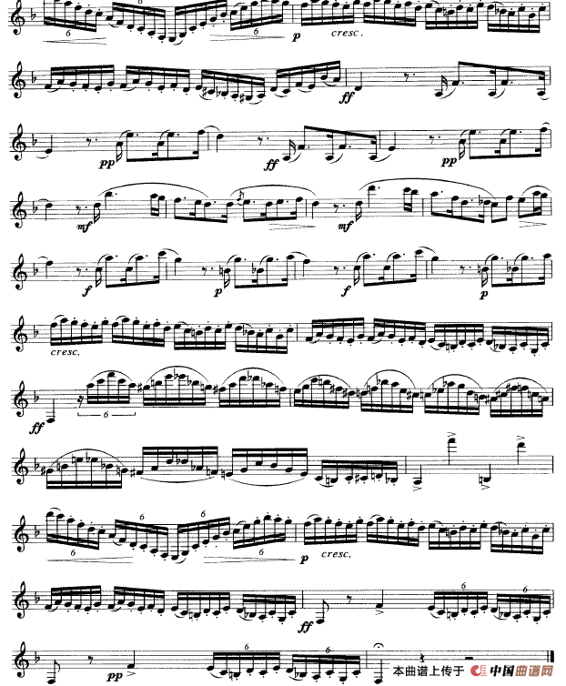 黑管练习曲第六首（《练习曲》之11）