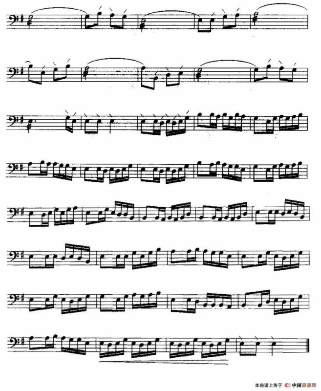 在北京的金山上（三弦）