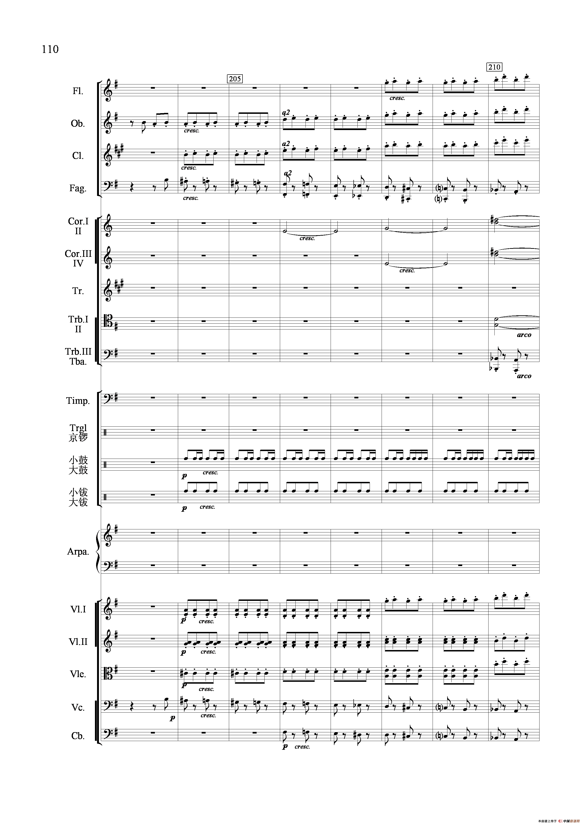 节日舞曲（管弦乐合奏总谱）