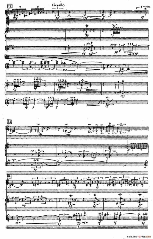 定（单簧管+古筝+低音提琴）