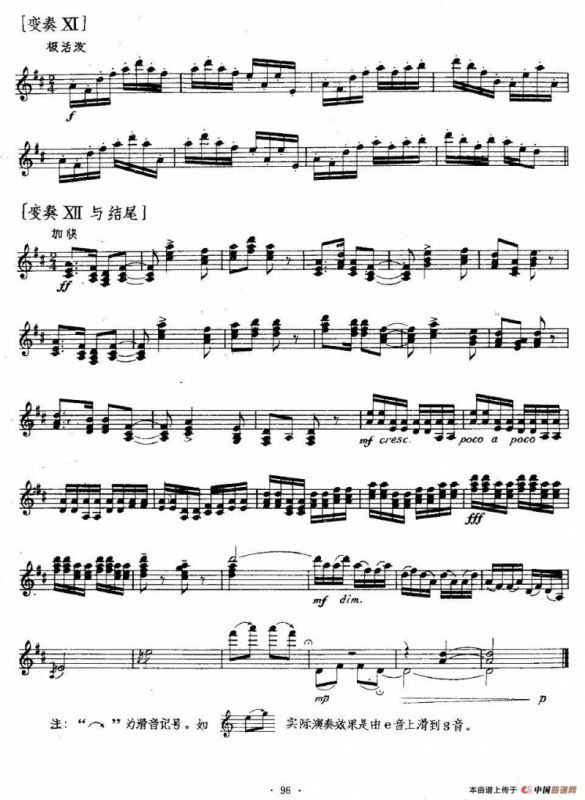 主题与变奏—山寨之夜（笙独奏）