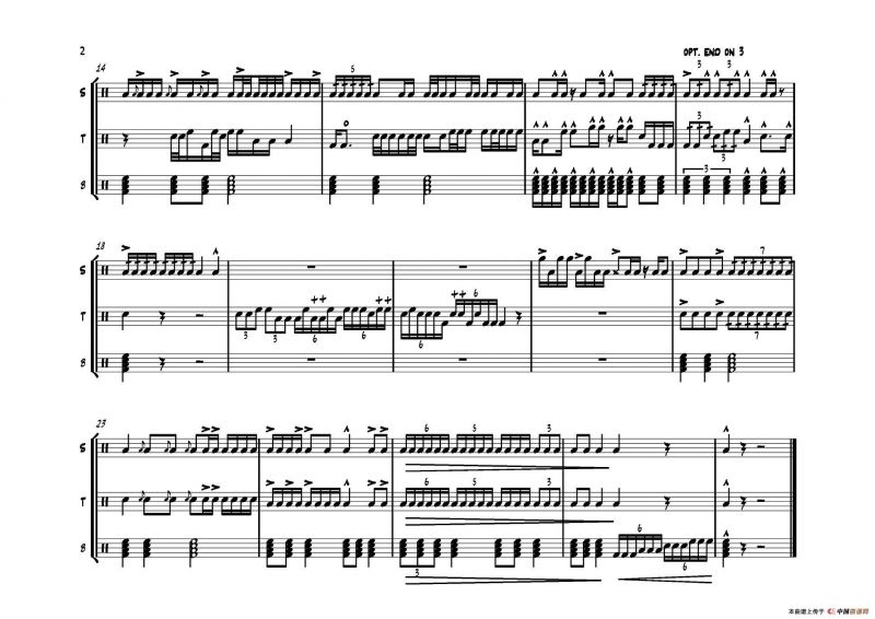 HEY KIDS,LIKE CANDY（行进打击乐总谱）