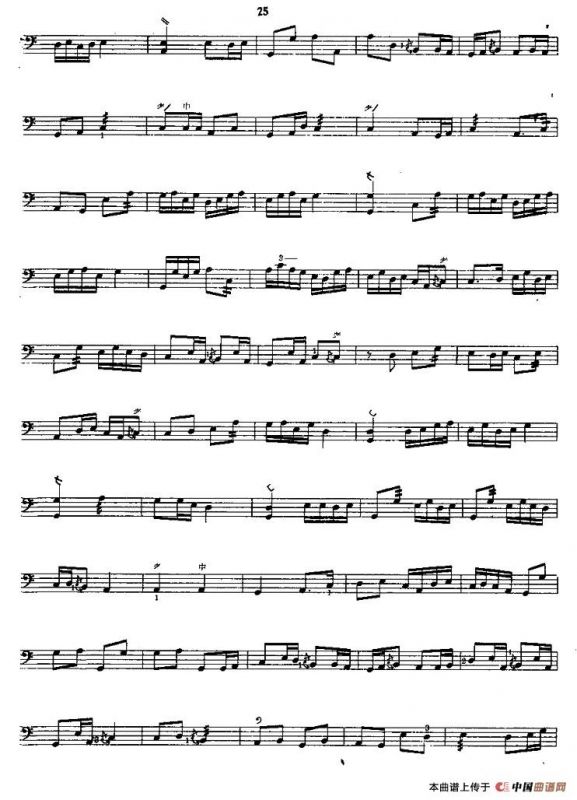 合欢令（三弦、五线谱）