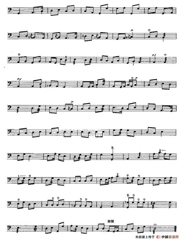 合欢令（三弦、五线谱）