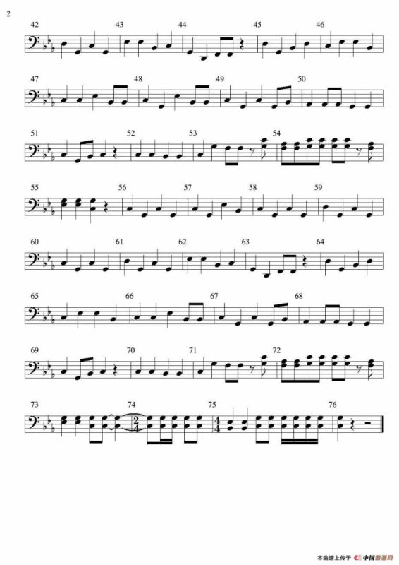 老司机（管弦乐队分谱—管乐部分）