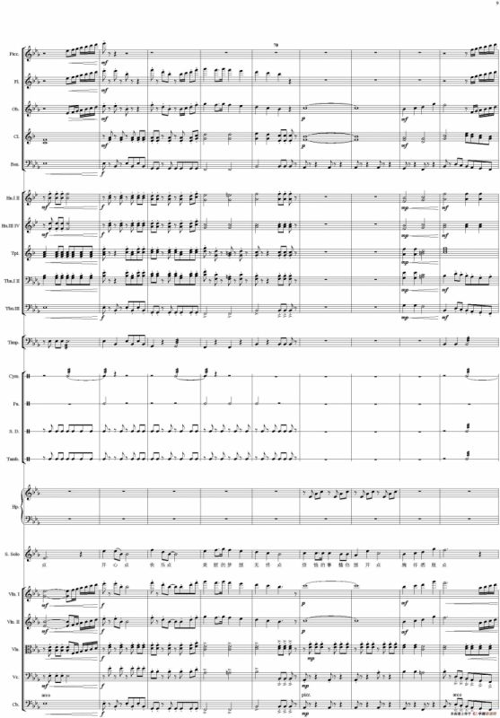 幸福千万点（大乐队总谱）