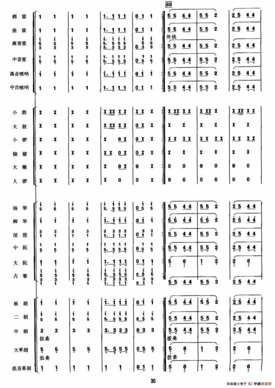 金蛇狂舞（民乐合奏总谱、周仲康配器版）