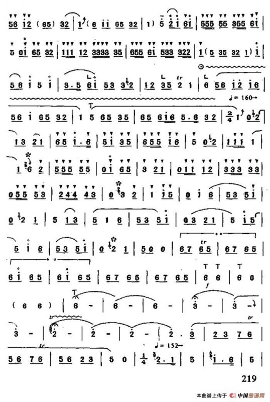 普天乐（唢呐谱）