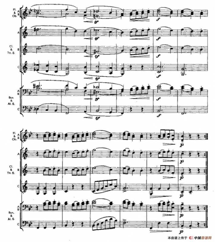 小步舞曲（木管乐器三重奏）