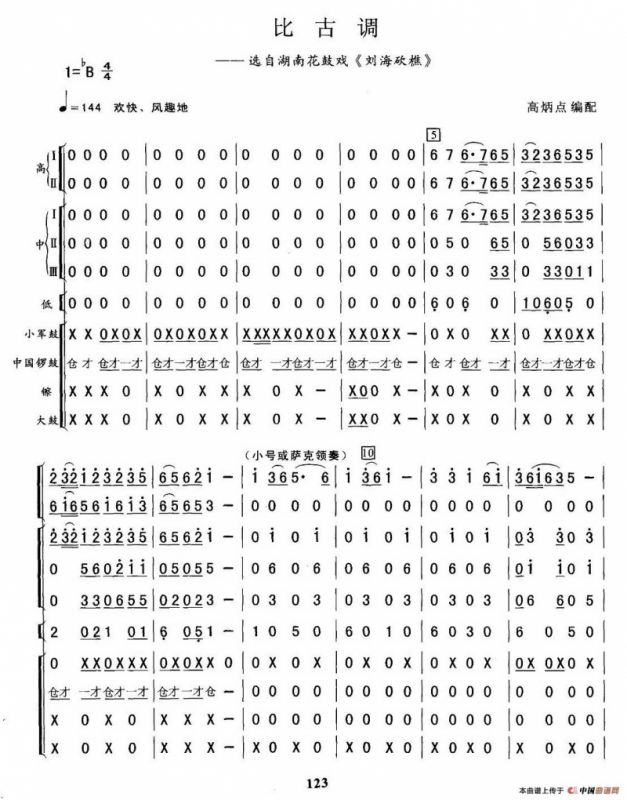 比古调（总谱）