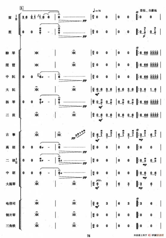 赶花会（总谱）
