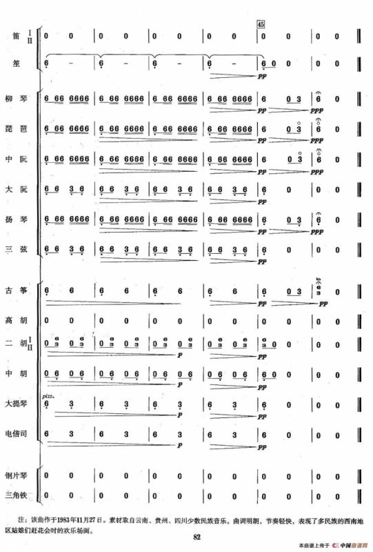 赶花会（总谱）