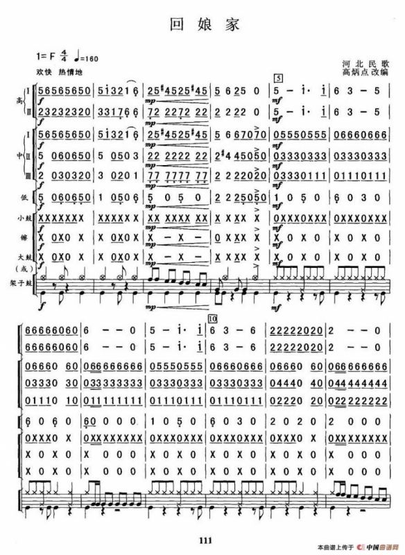 回娘家（总谱）