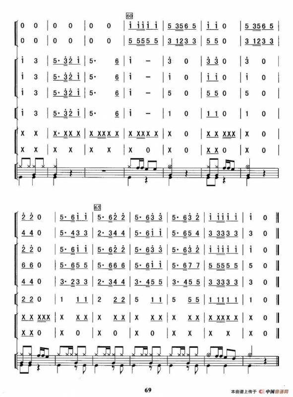 保卫黄河（总谱）