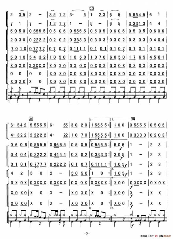 人民军队忠于党（总谱）