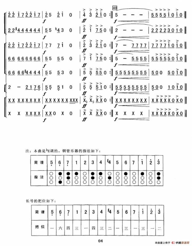 爱我中华（总谱）