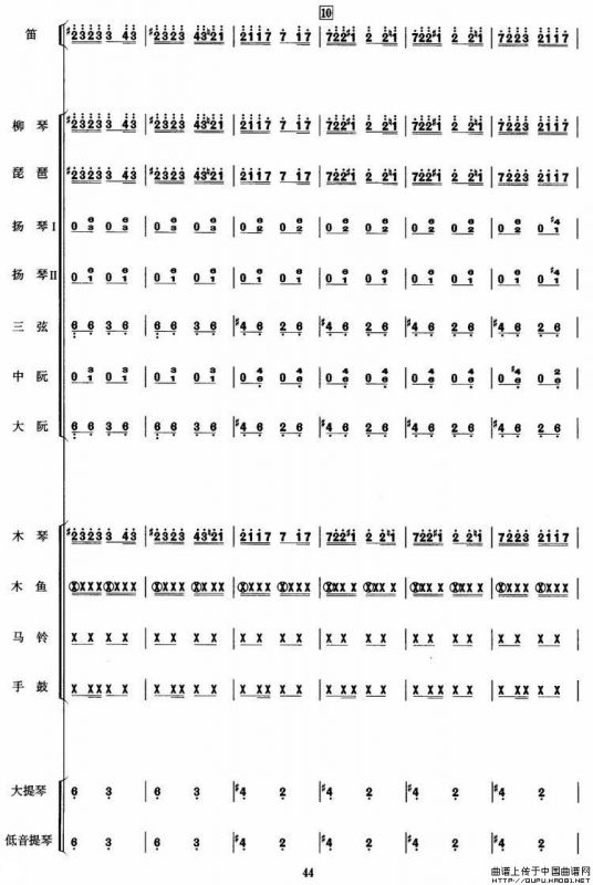 我把世界来周游（电影《阿凡提》主题曲乐队总谱）