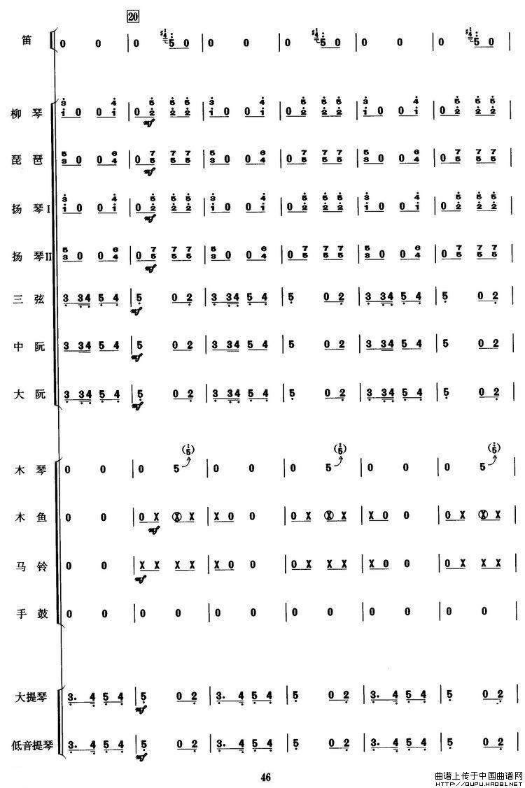 我把世界来周游（电影《阿凡提》主题曲乐队总谱）