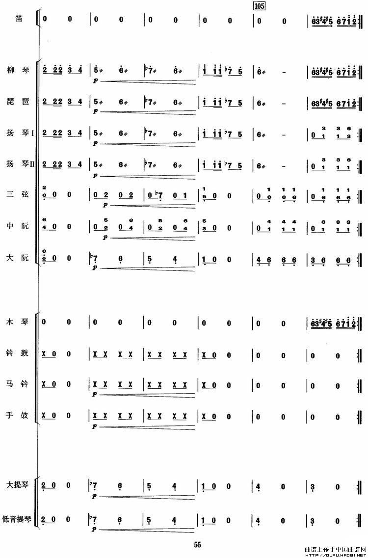 我把世界来周游（电影《阿凡提》主题曲乐队总谱）