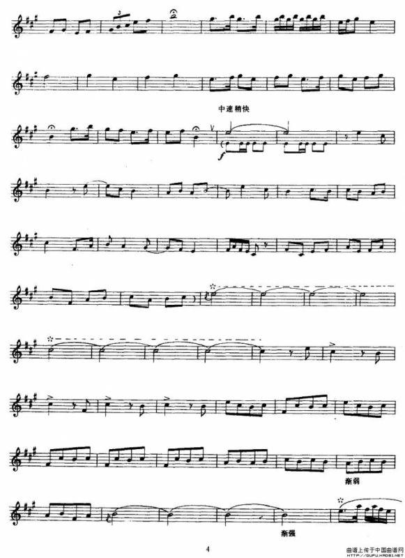 庆丰收（唢呐谱 、五线谱）