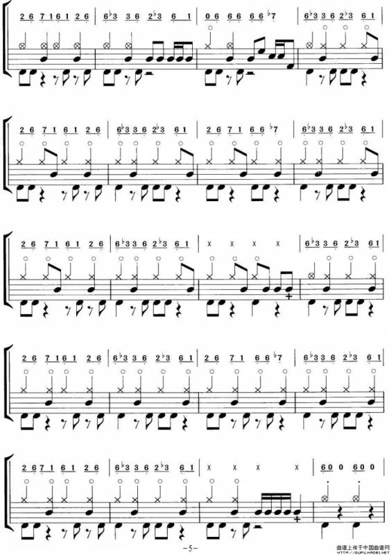 摇滚风暴（摇滚乐鼓谱）