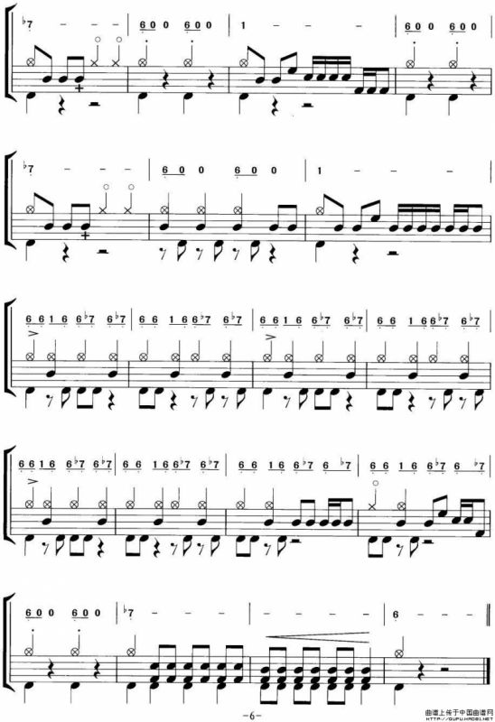 摇滚风暴（摇滚乐鼓谱）