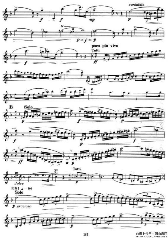 小协奏曲（单簧管）