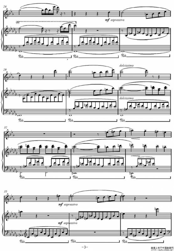 Consolation No.3 （李斯特第三安慰曲）（单簧管+钢琴伴奏）