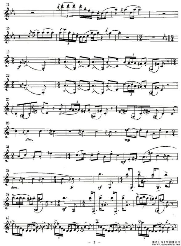 晚上吹的调（单簧管）