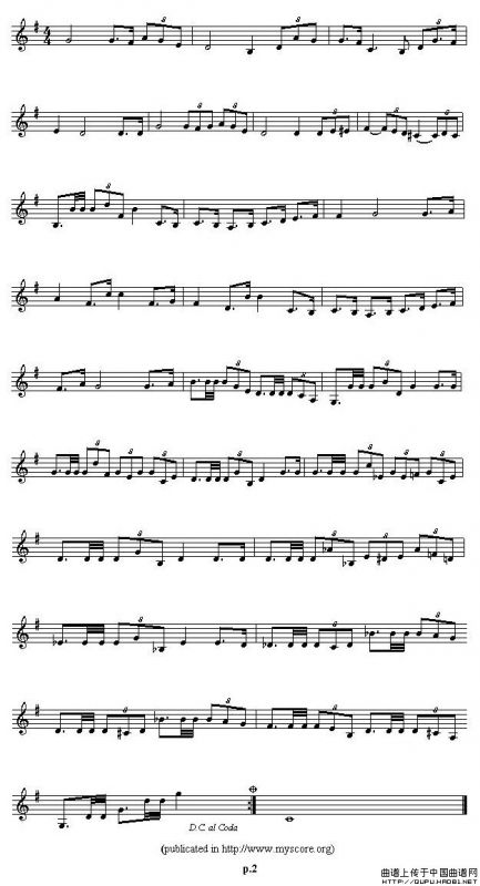 各国国歌主旋律：萨瓦尔多（Ameriacn Anthem sheet music:EL Salva）