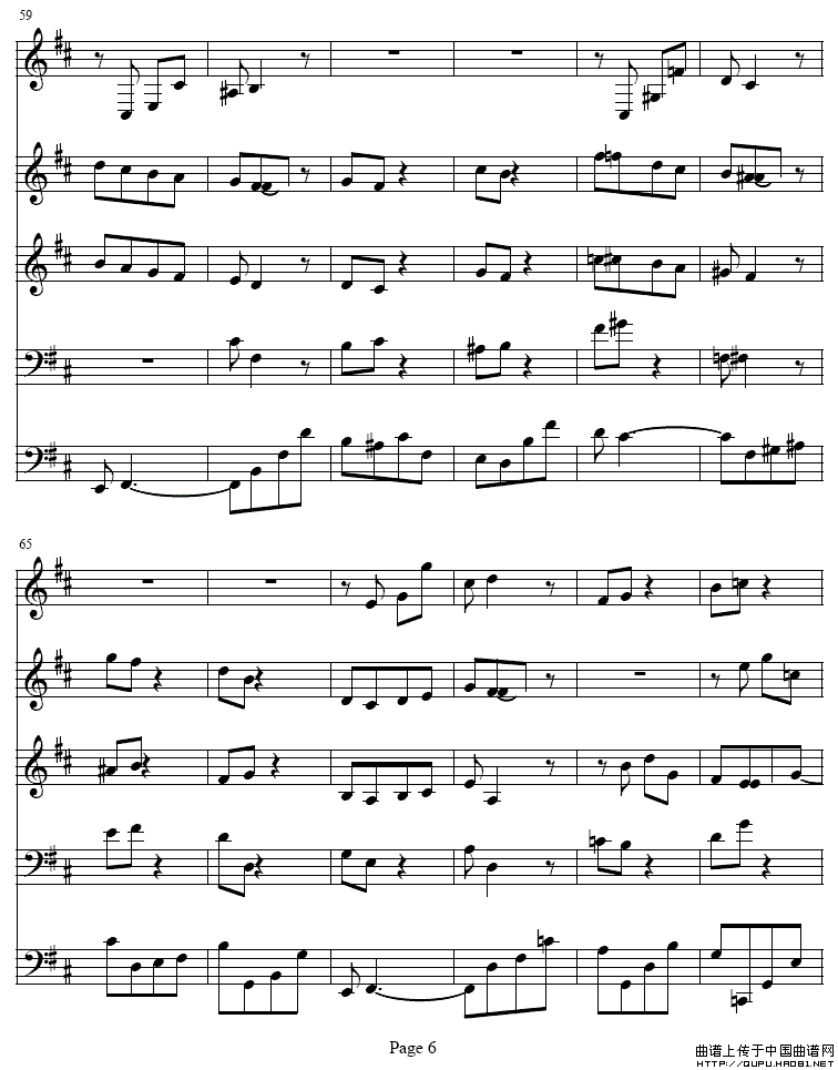 b小调单簧管与弦乐五重奏