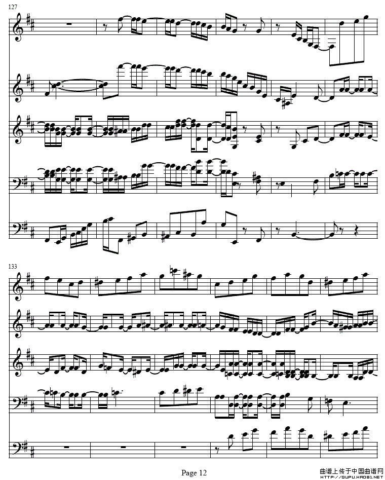 b小调单簧管与弦乐五重奏