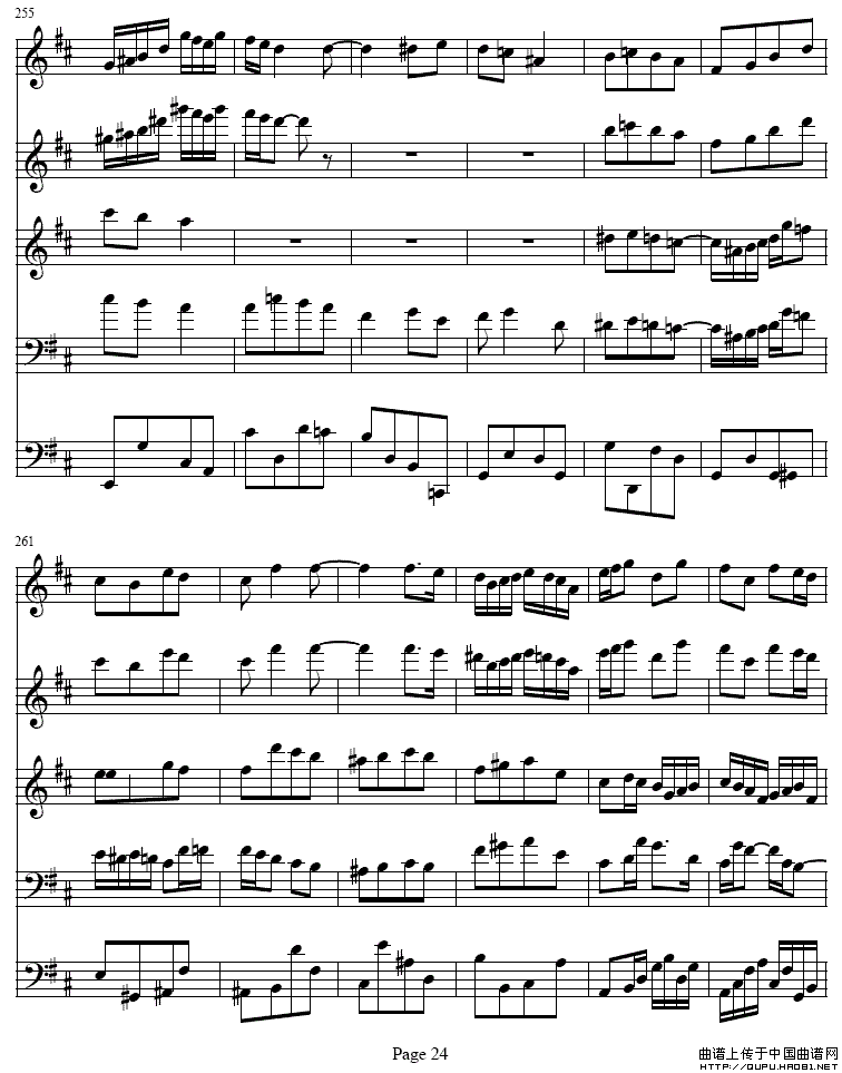 b小调单簧管与弦乐五重奏