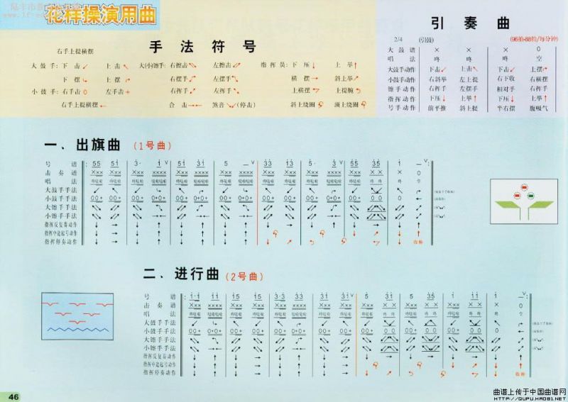 少先队鼓号队曲谱