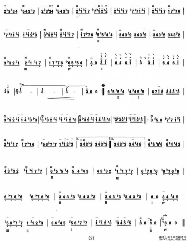 柳琴考级曲目九级：野蜂飞舞