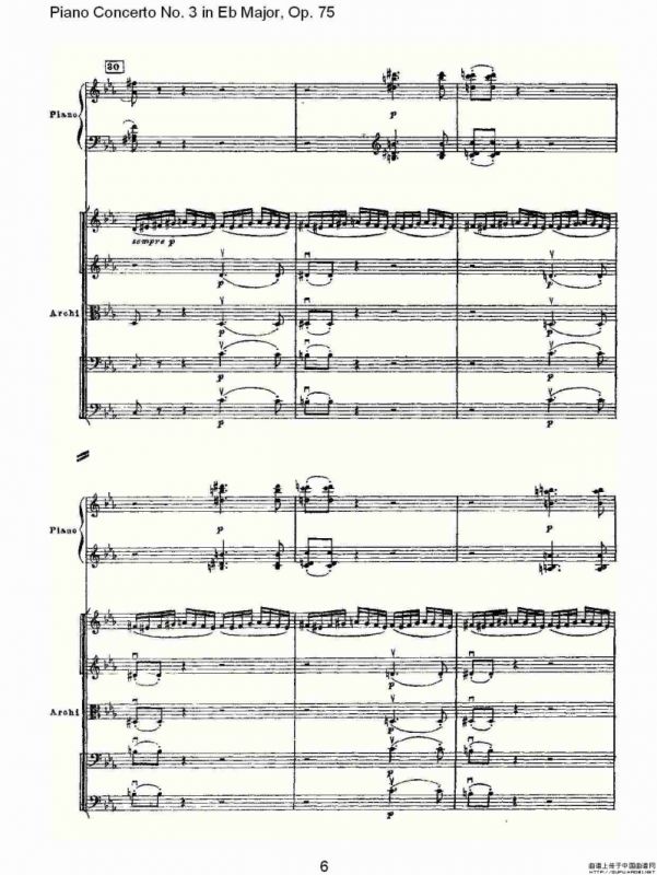 Piano Concerto No.3 in Eb Major,Op.75（Eb大调第三钢琴协奏曲）