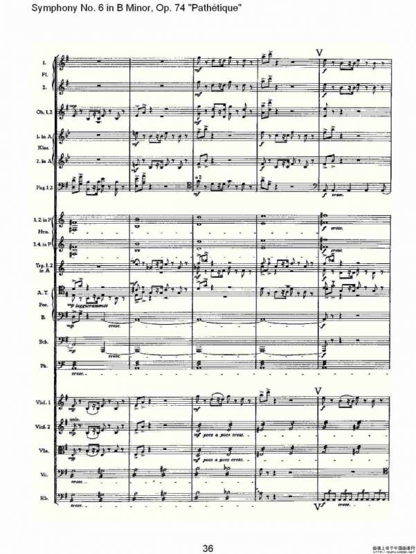 B小调第六交响曲,Op.74（第三乐章[二]）