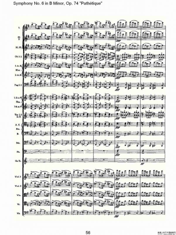 B小调第六交响曲,Op.74（第三乐章[二]）