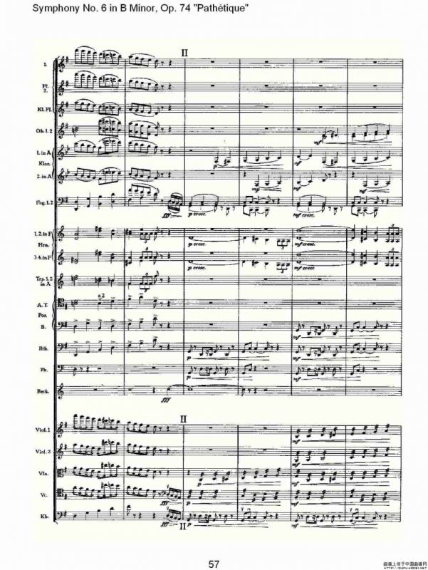 B小调第六交响曲,Op.74（第三乐章[二]）