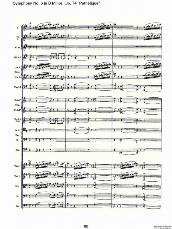 B小调第六交响曲,Op.74（第三乐章[二]）