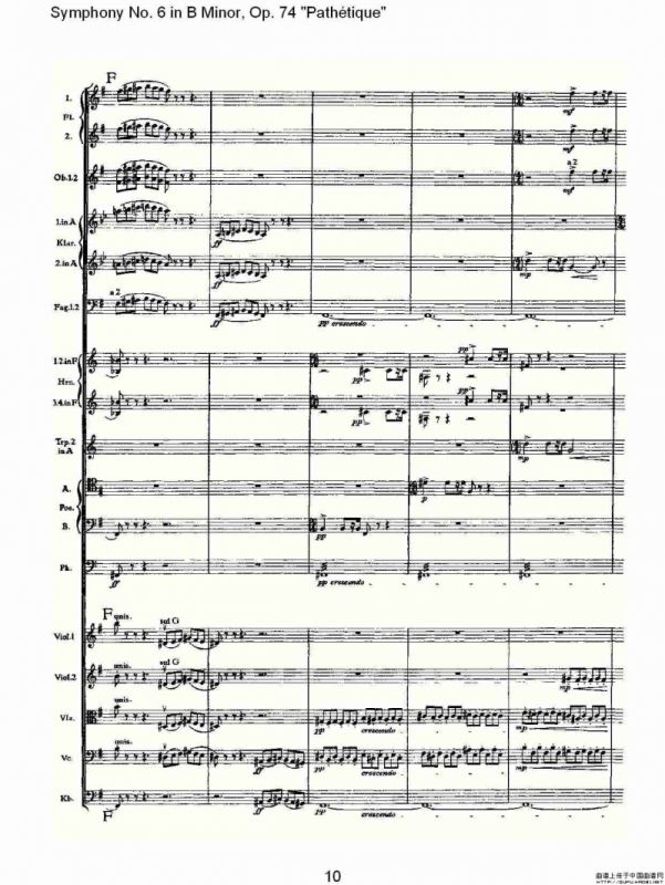 B小调第六交响曲,Op.74（第三乐章[一]）