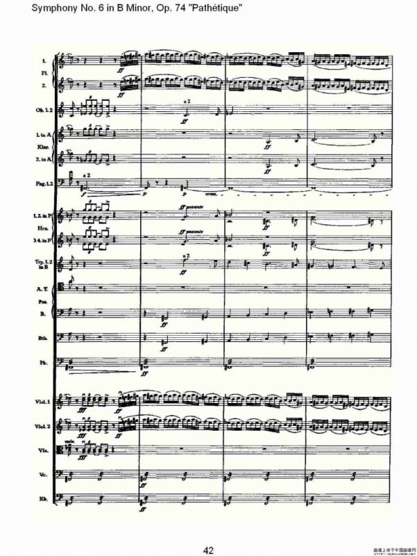 B小调第六交响曲,Op.74（第一乐章[二]）