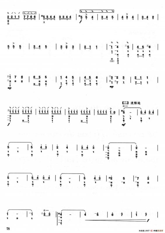 柳琴考级曲目七级：欢腾的天山