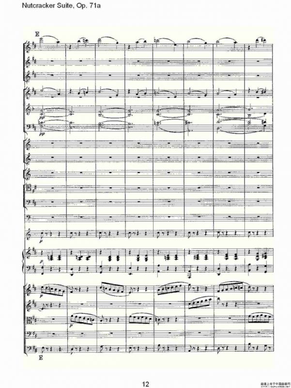 Nutcracker Suite, Op.71a（胡桃夹套曲，Op.71a 第八章）