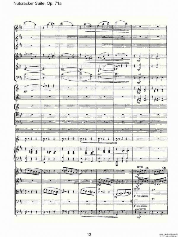 Nutcracker Suite, Op.71a（胡桃夹套曲，Op.71a 第八章）