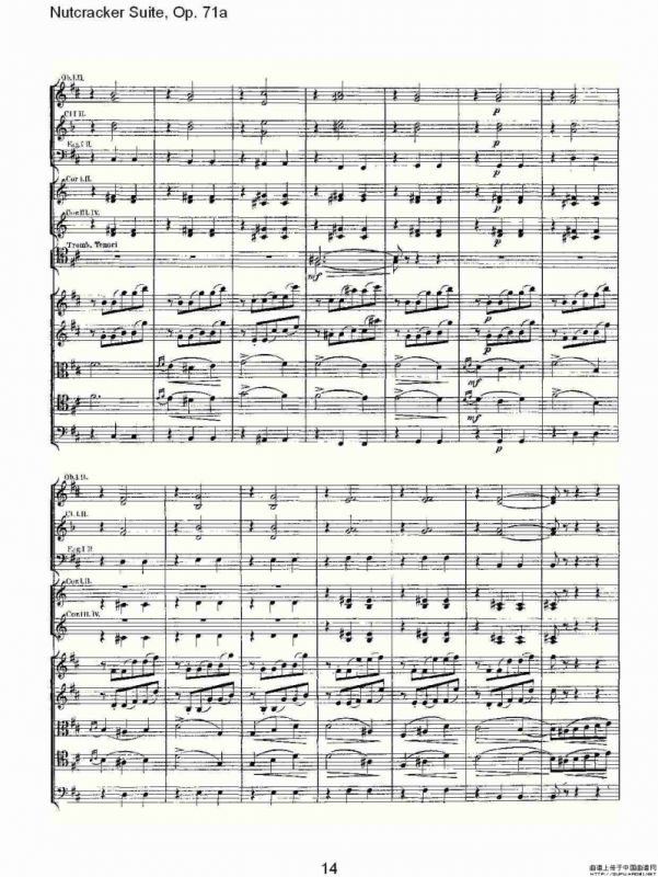 Nutcracker Suite, Op.71a（胡桃夹套曲，Op.71a 第八章）