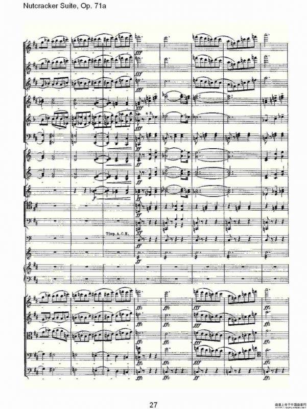 Nutcracker Suite, Op.71a（胡桃夹套曲，Op.71a 第八章）